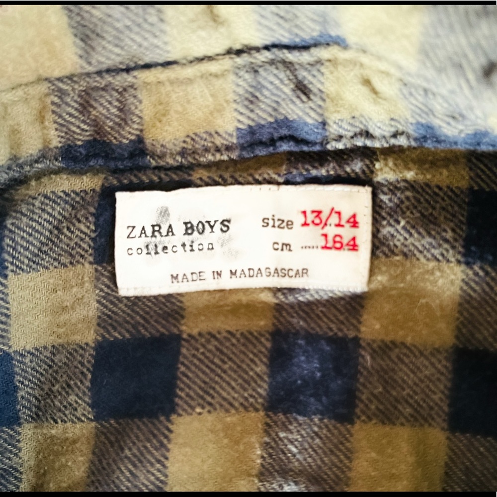 Zara Boys Collection Flannel
